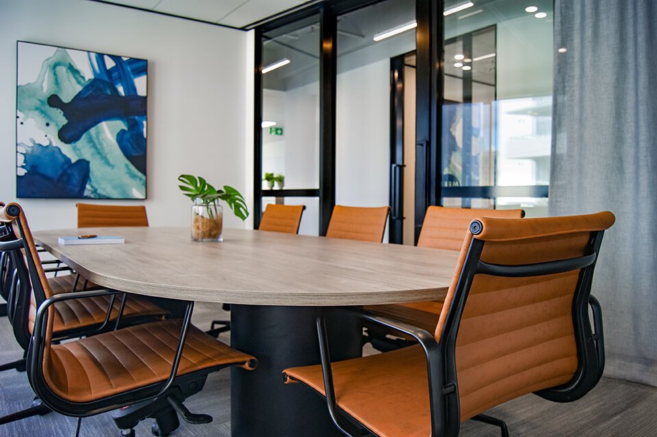 Empty meeting room in an office