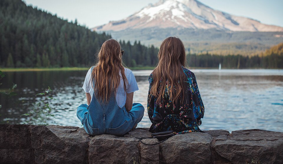 Spending time with friends to calm anxiety