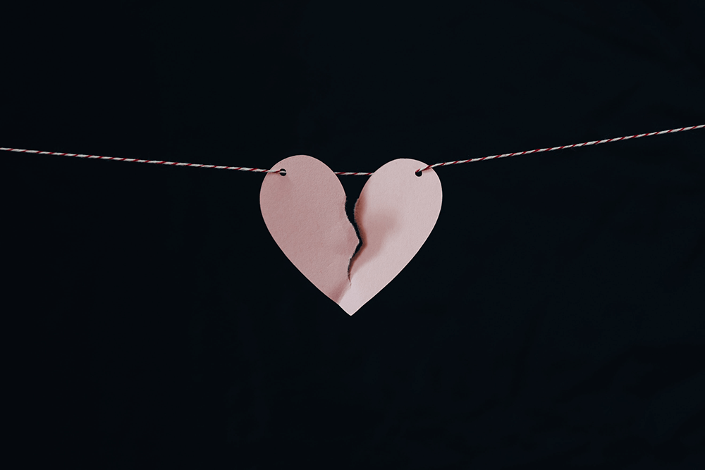 paper heart broken