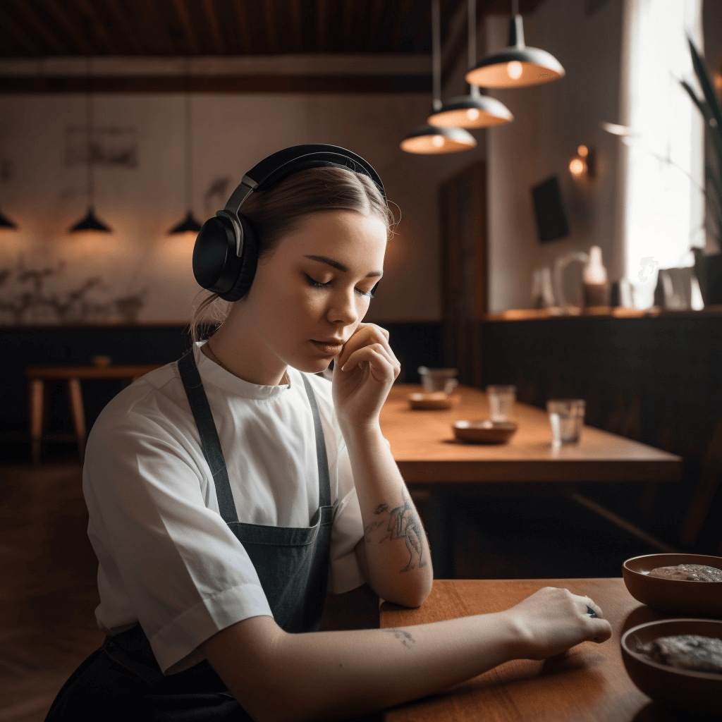 waitress meditation